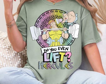 Funny Hercules and Phil Do You Even Lift T-shirt, Disney Greek Hercules Gym Workout Tee, Disneyland Family Trip Matching, Gym Lovers Gift