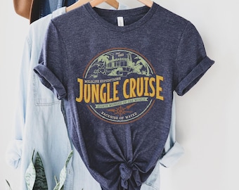 Jungle Cruise Ride Back Side Of Water Comfort Kleuren Shirt, Vintage Disney T-shirt, Magic Kingdom Park, World, Disneyland Trip