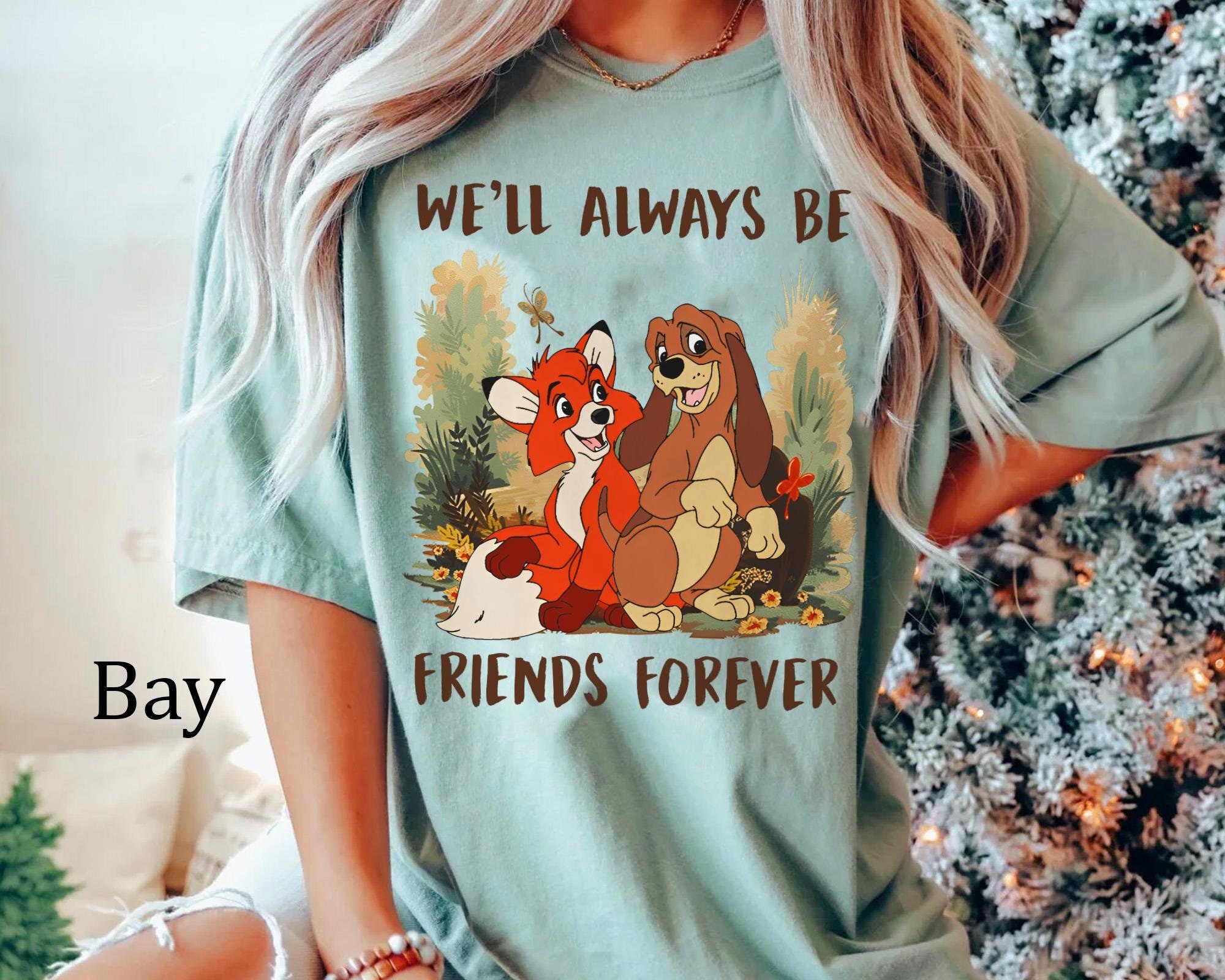 Copper and Todd Always Be Friends Forever Comfort Colors Shirt