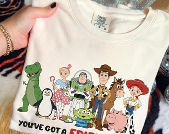 Disney Toy Story Group Characters Shirt, You've Got A Friend In Me Tee, Pixar Disney Friends Shirt, Toy Story Family Tee, Disneyland Trip