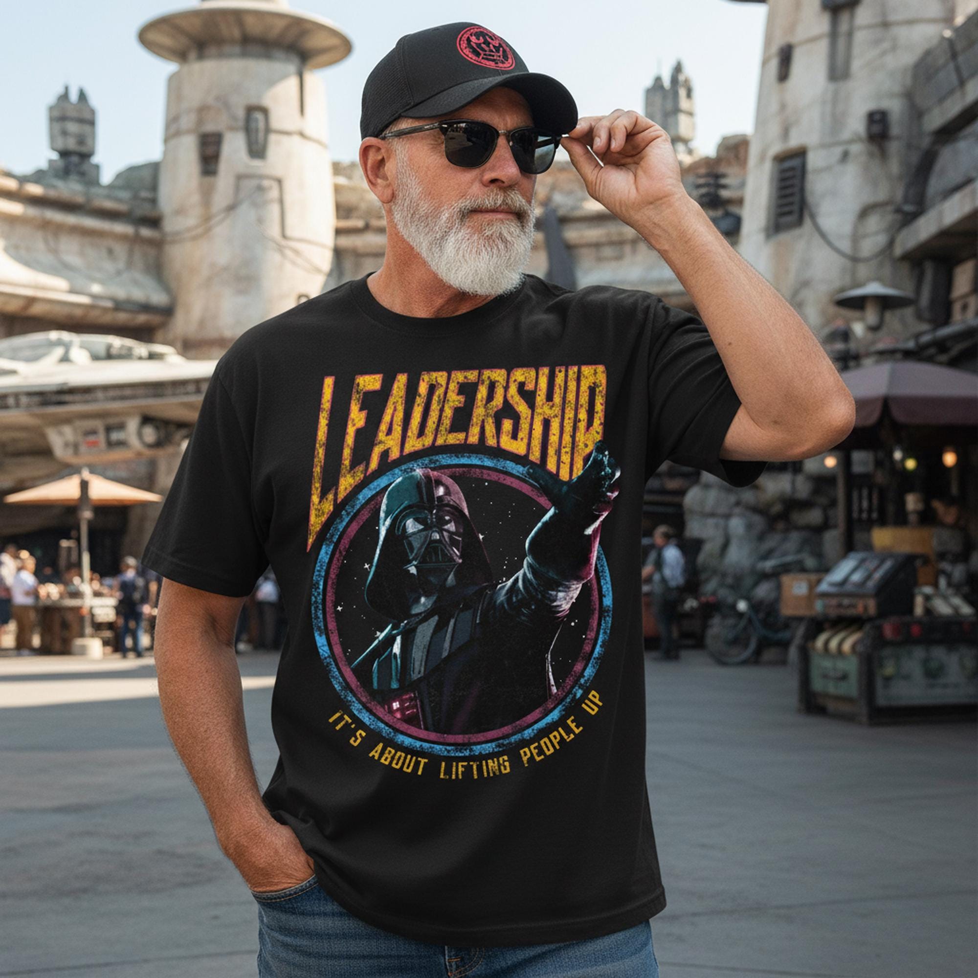 Darth Vader Leadership Lifting People up Comfort Colors Shirt