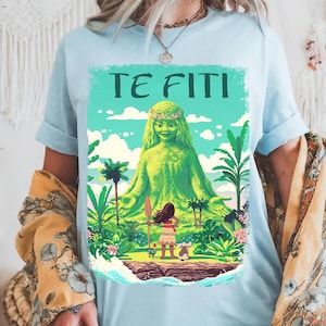 Vintage Moana Te Fiti Fairy Garden Comfort Colors Shirt, Königin der Pflanzen, Mutterinsel T-Shirt, Disney Moana Shirt, Disneyland Familienausflug Bild 1