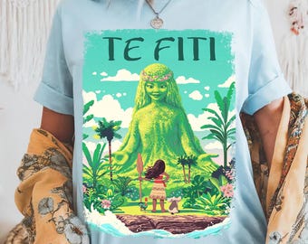 Vintage Moana Te Fiti Fairy Garden Comfort Colors Shirt, Queen Of Plant, Mother Island T-shirt, Disney Moana Shirt, Disneyland Family Trip