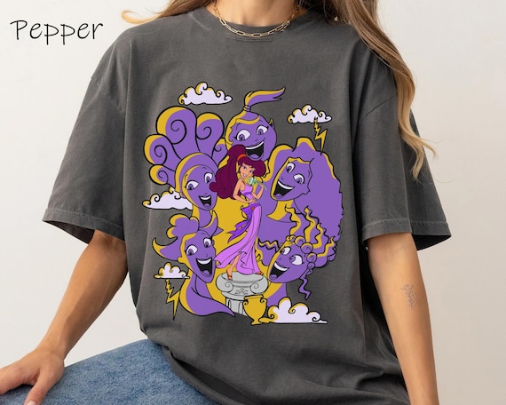 Vintage Megara and the Muses Comfort Colors Shirt, Disney Hercules