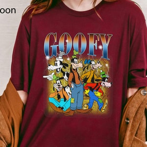 Retro 90s Goofy Through the Years Comfort Colors Shirt, Vintage A Goofy ...