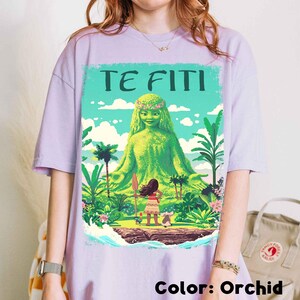 Vintage Moana Te Fiti Fairy Garden Comfort Colors Shirt, Königin der Pflanzen, Mutterinsel T-Shirt, Disney Moana Shirt, Disneyland Familienausflug Bild 3
