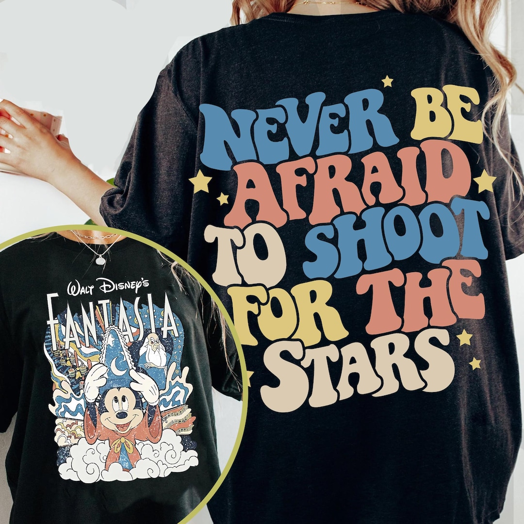 Mickey Fantasia Sorcerer Never Be Afraid Shoot the Stars Comfort