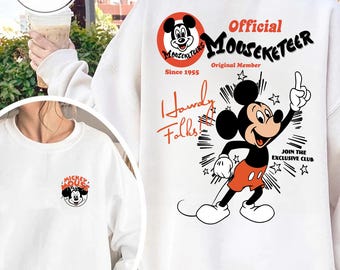 Two Sided Disney Original Mouseketeer Shirt, The Mickey Mouse Club 70th Anniversary Tee, Mouseketeer Original Member Shirt, Mickey Lover Tee