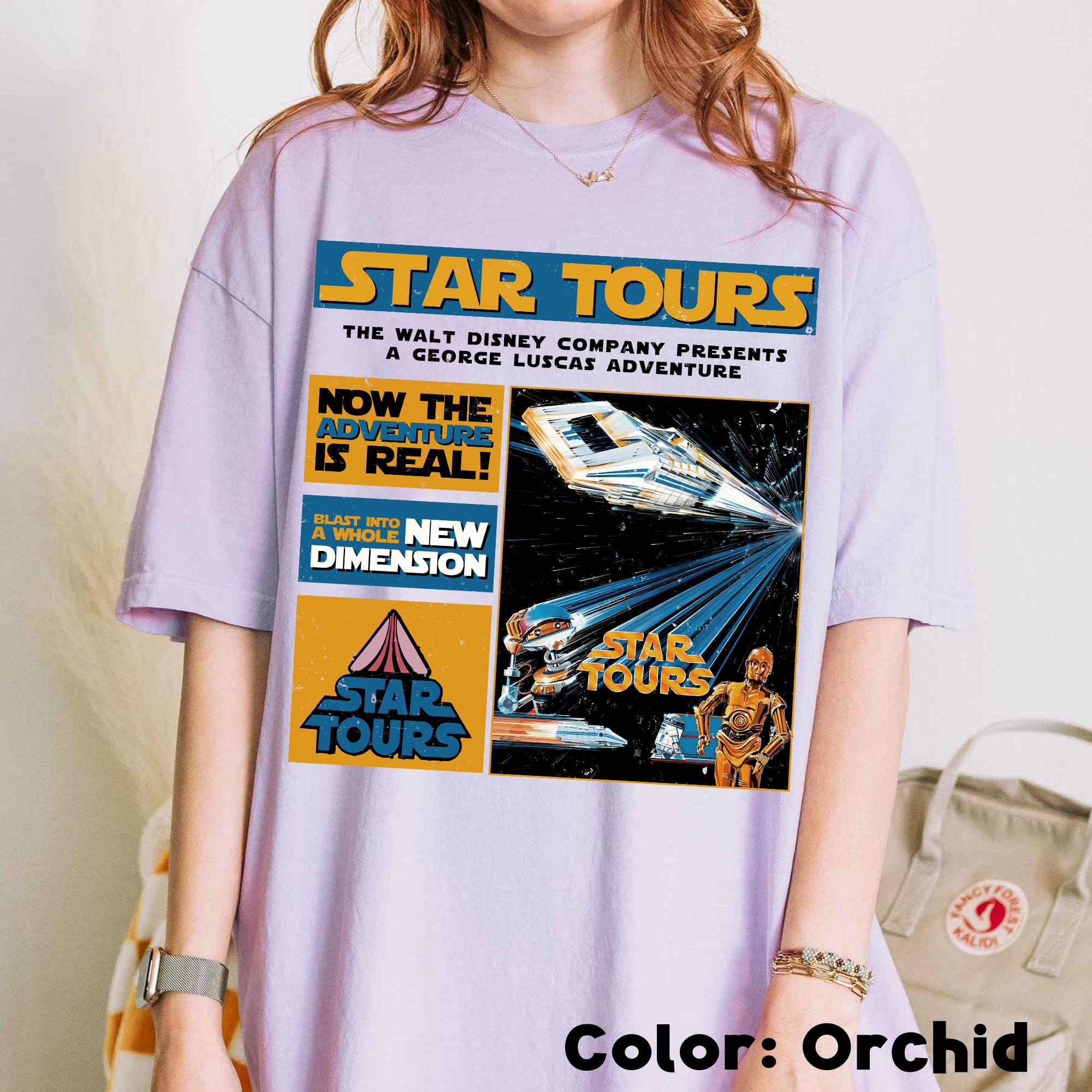 90s ディズニー STAR TOURS Tシャツ Star Tours STAR Tシャツ 黒 TOURS 