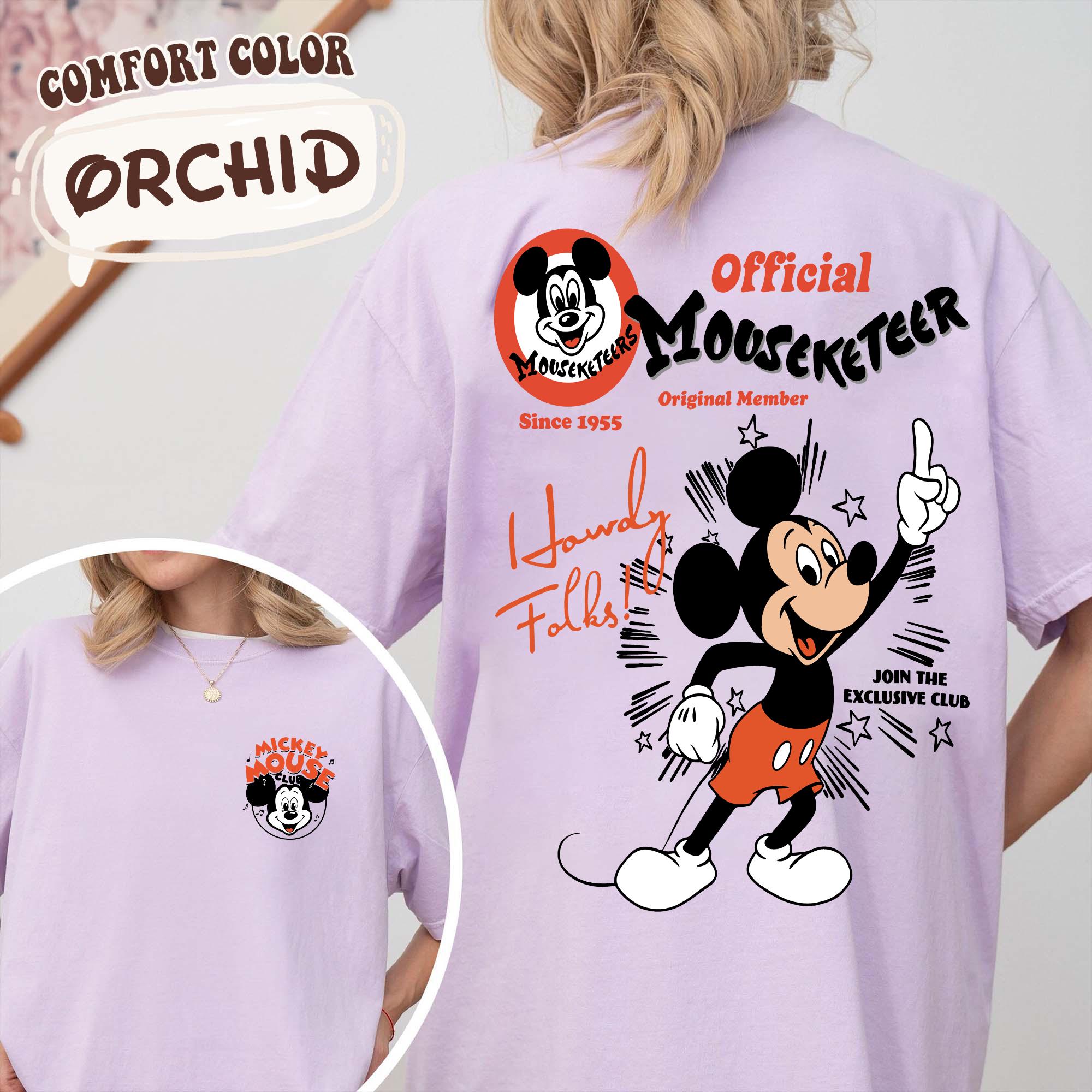 Two Sided Disney Original Mouseketeer Shirt, the Mickey Mouse Club