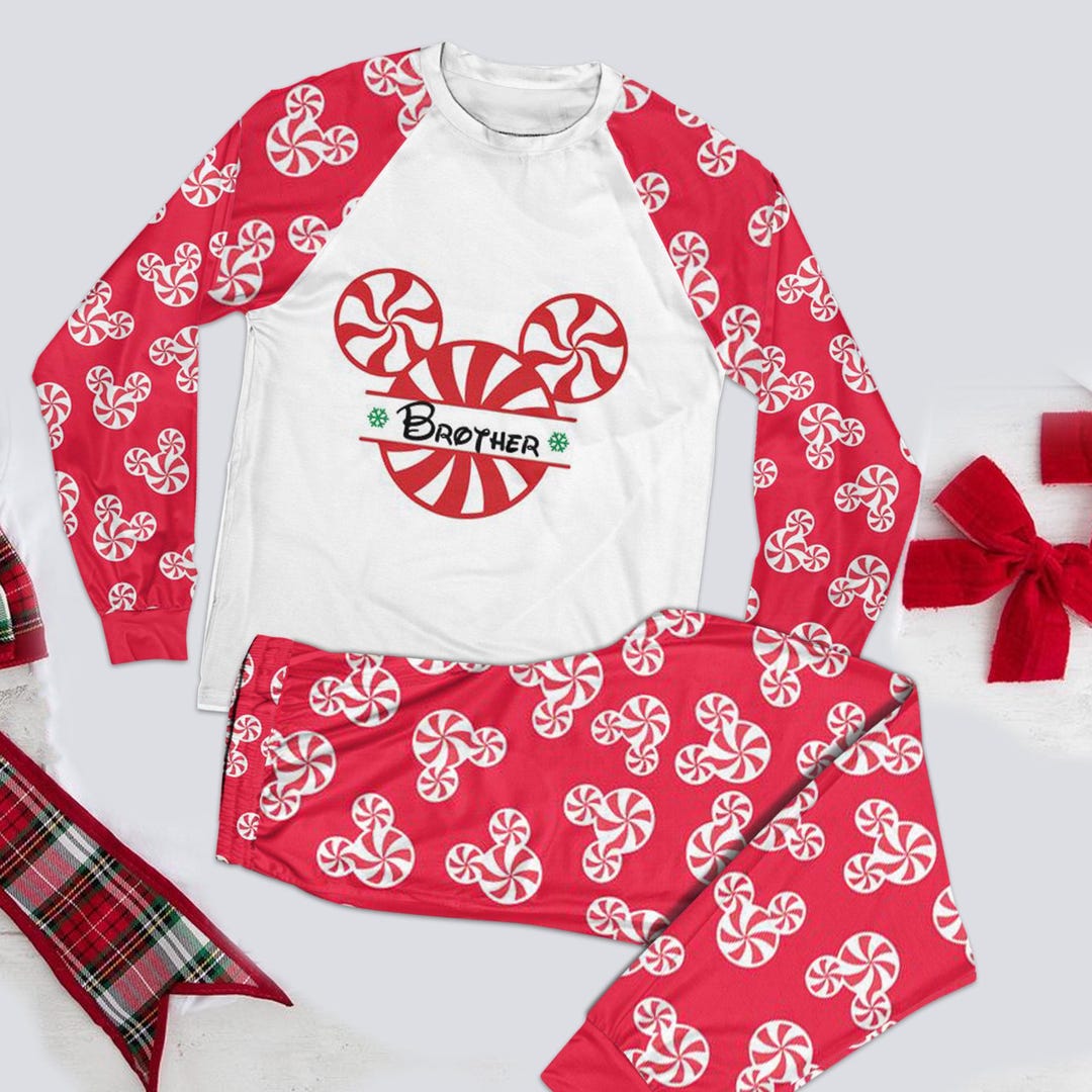 Candy Cane Christmas Pajamas