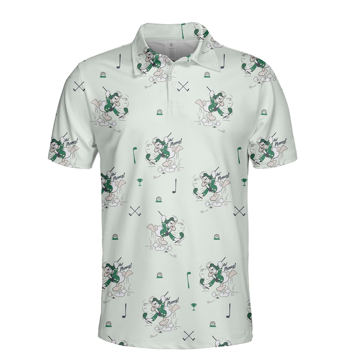 Disney Golf Club Donald Duck Aw Phooey Polo Shirt, Donald Dad Golf Polo T-shirt, Funny Disney Dad Shirt, Father’s Day Gift, Disneyland Trip