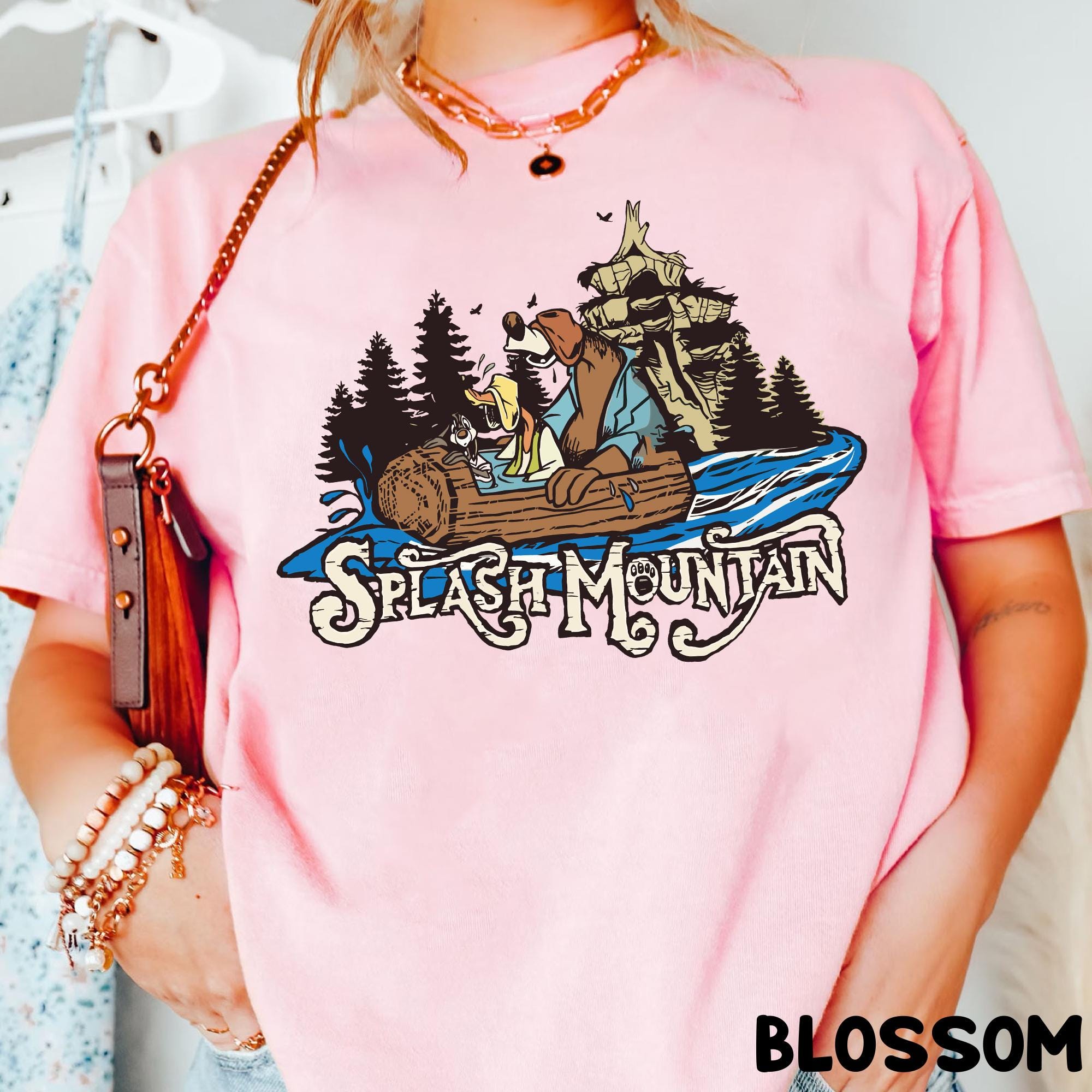 Vintage Splash Mountain Log Ride Shirt, Retro 90s Disney Br'er