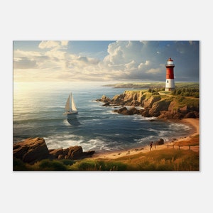 Lighthouse Cove Nautical Coastal Life Wall Art