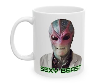 Resident Alien Harry ' Sexy Beast ' Keramikbecher: Sci-Fi Humor Teetasse 11/15 oz