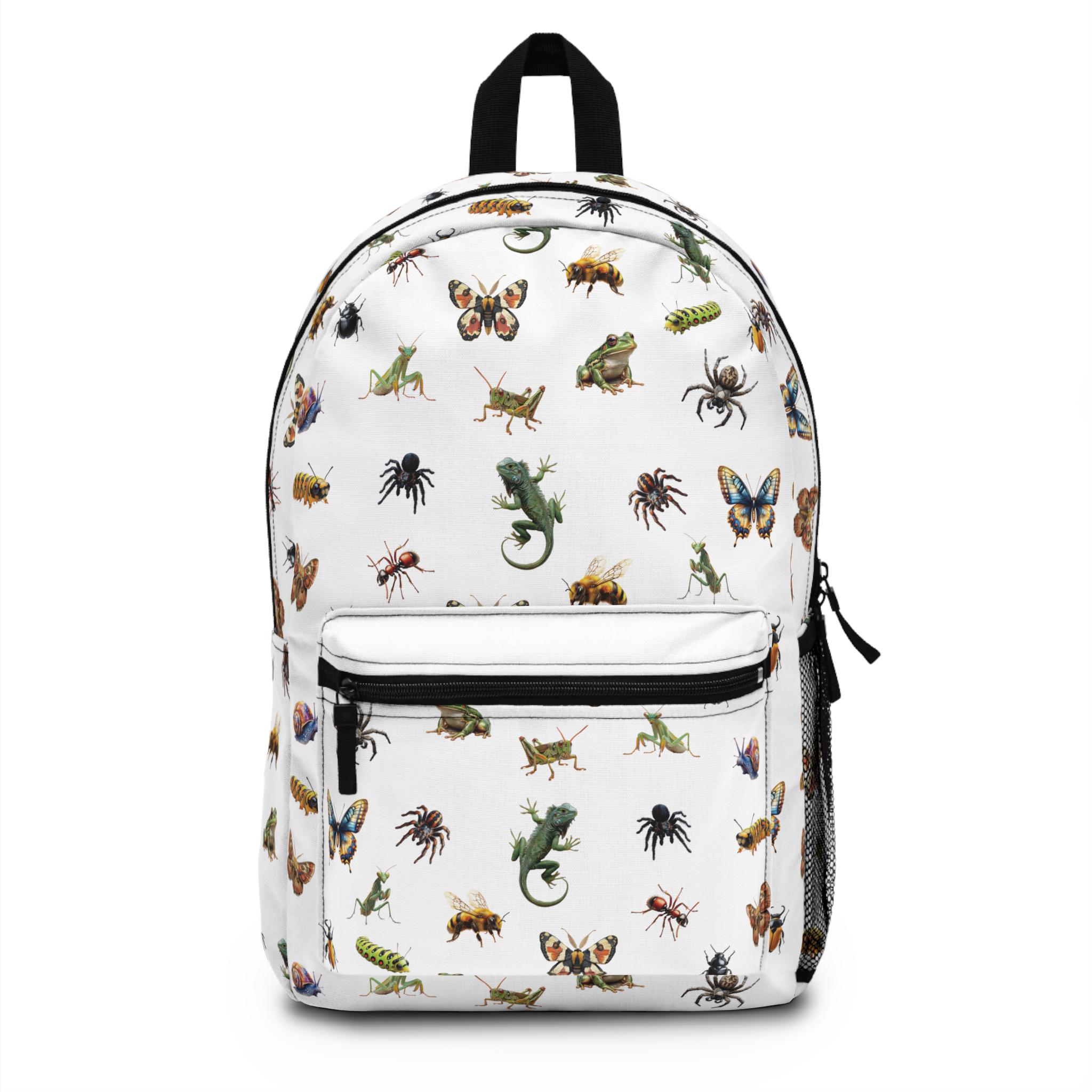 Kids Personalized Backpack: Bugs, Lizards, Frogs - Nature Lover Gift - Etsy