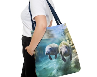 Manatee Beach Tote Bag - Etsy Israel