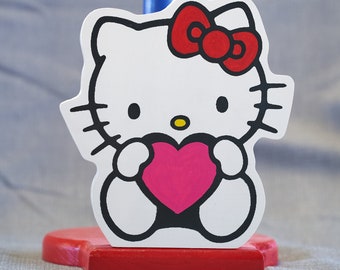 Hello Kitty Paper Towel Holder - Etsy