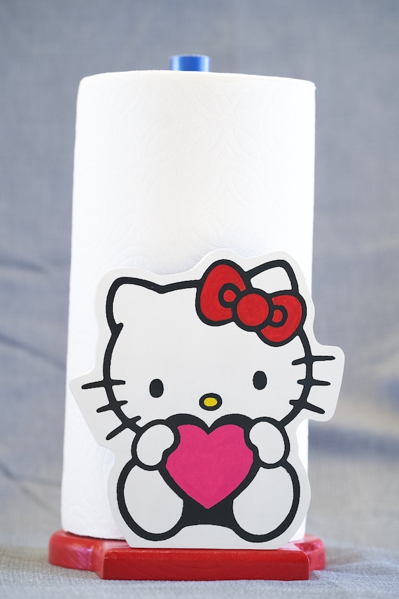 Hello Kitty Paper Towel Holder Etsy