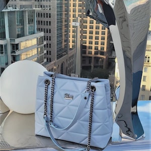 Italienische Ledertasche für Frauen | Designer Crossbody Tragetasche Große Tote für Frauen Carryall | Bag Mom Bag Geschenk für Frauen Creme Geldbörse