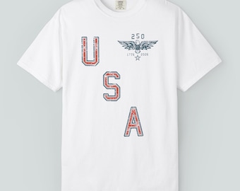 USA 250th Anniversary Shirt, Freedom 1776 2026, Patriotic Eagle Tee