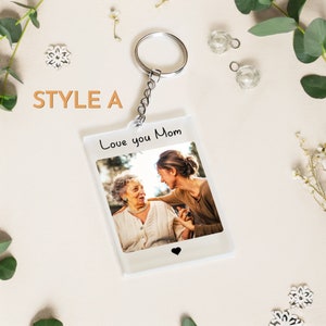 Personalized Photo Keychain,mama Keychain, Personalized Mothers Gift ...