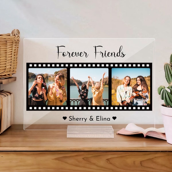 Personalisierte Seelenschwester Geschenke für Freunde, Seelenschwester Plakette, Geburtstagsgeschenk für sie, personalisiertes Foto, bester Freund, personalisierte Geschenke.