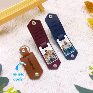 Portachiavi con canzone personalizzata, regalo per papà, regali personalizzati, portachiavi musicali scansionabili, regalo di Natale, regalo di anniversario, regalo di compleanno, regalo migliore