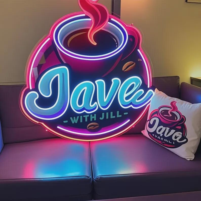 Custom Neon Sign Logo Acrylic LED Neon Sign UV Printing Sign Custom ...