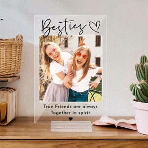 Personalized Soul Sister Plaque Galentine Gift, Acrylic Best Friend Gift, Personalized Photo Gift For Her, Photo Plaque Personalized Gifts