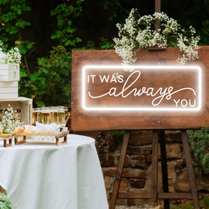 Leuchtreklame Hochzeitsdekor, Hochzeitshintergrund Leuchtreklame, Hochzeitsschild Party Dekor, Hochzeitsschild Verlobungsgeschenke