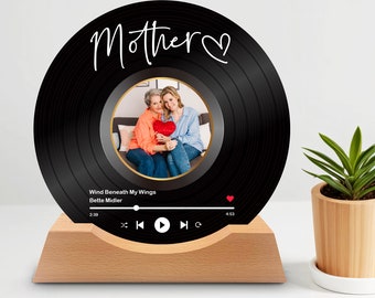 Benutzerdefinierte Musik-Zeichen Geschenk für Mama, personalisierte Foto-Plakette Muttertagsgeschenk, Geschenk für Sie, Geschenk für ihn, kundenspezifische Foto-personalisierte Geschenke