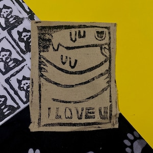 DOGGY LOVE Canvas Patch