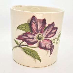 Palissy Ware Clemitis Cup/Pot/Vase