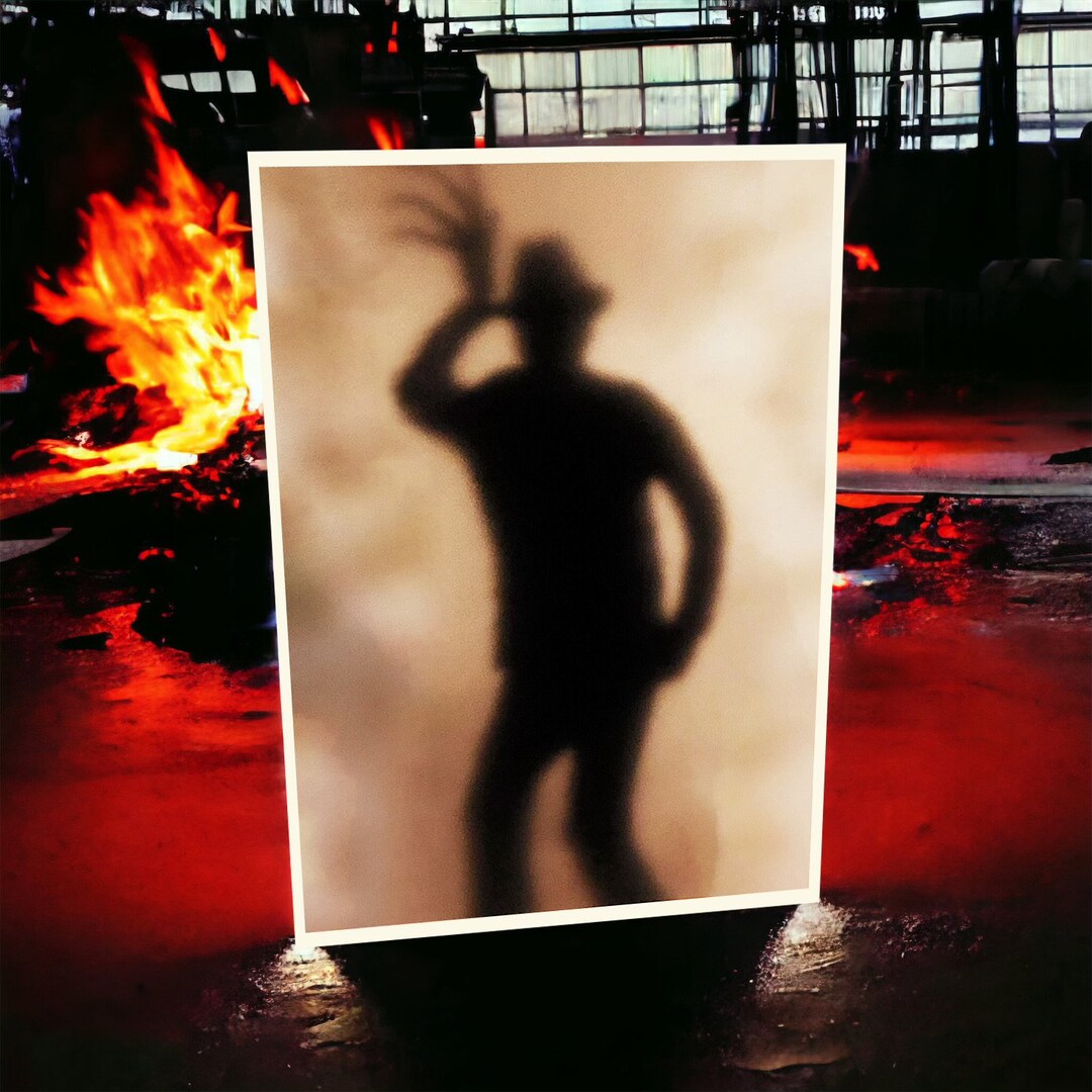 Slasher Breaking Through Window Freddy Krueger Silhouette, Halloween Card, Slasher, Scary Movie, Horror ...