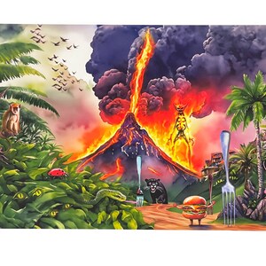 La route pourrait être pire, car elle pourrait être pire, carte de voeux, toute occasion, remise des diplômes, oeuvre d'art originale, cadeau