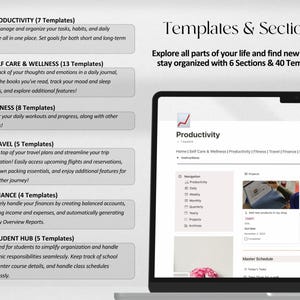 Adult ADHD Notion Templates | Digital Planner for Focus and Productivity
