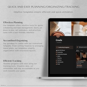 Ultimate Life Planner in Dark Mode: All-in-One Notion Template | Personalized Digital Planner with Aesthetic Touch