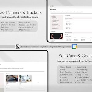 Focus and Productivity ADHD Planner | Adult Notion Dashboard Template