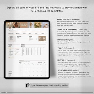 Notion Agenda | Notion Design | Unified Life Notion Agenda | Notion Templates for ADHD Daily Planning | Trendy Life Notion Agenda | Brightness Contrast