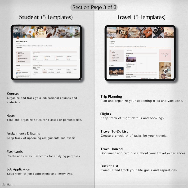 Notion Diary | Notion Format | Comprehensive Life Notion Diary | Notion Templates for ADHD Daily Organization | Sleek Life Notion Diary | Illumination Dynamics