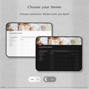 Life Notion Planner Dashboard: All-in-One Template | Dark Mode for Ultimate Organization | Personalized Digital Planner with Aesthetic Touch