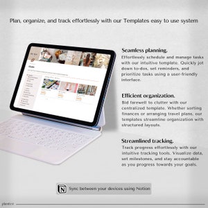 Notion Organizer | Notion Blueprint | Unified Life Notion Organizer | Notion Templates for ADHD Daily Planning | Modern Life Notion Organizer | Brightness Modulation