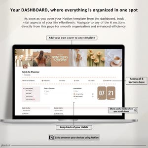 Digital ADHD Planner for Notion – Focus, Productivity, and Self-Care in One.