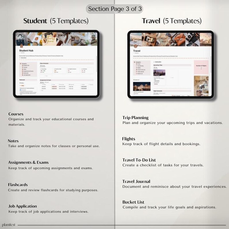 Digital ADHD Planner for Notion – A Productivity and Focus-Driven Self-Care Template.