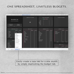 Monthly Budget Spreadsheet | Budget Tracker | Budget Planner for Google Sheets | Biweekly Budget | Budget Template