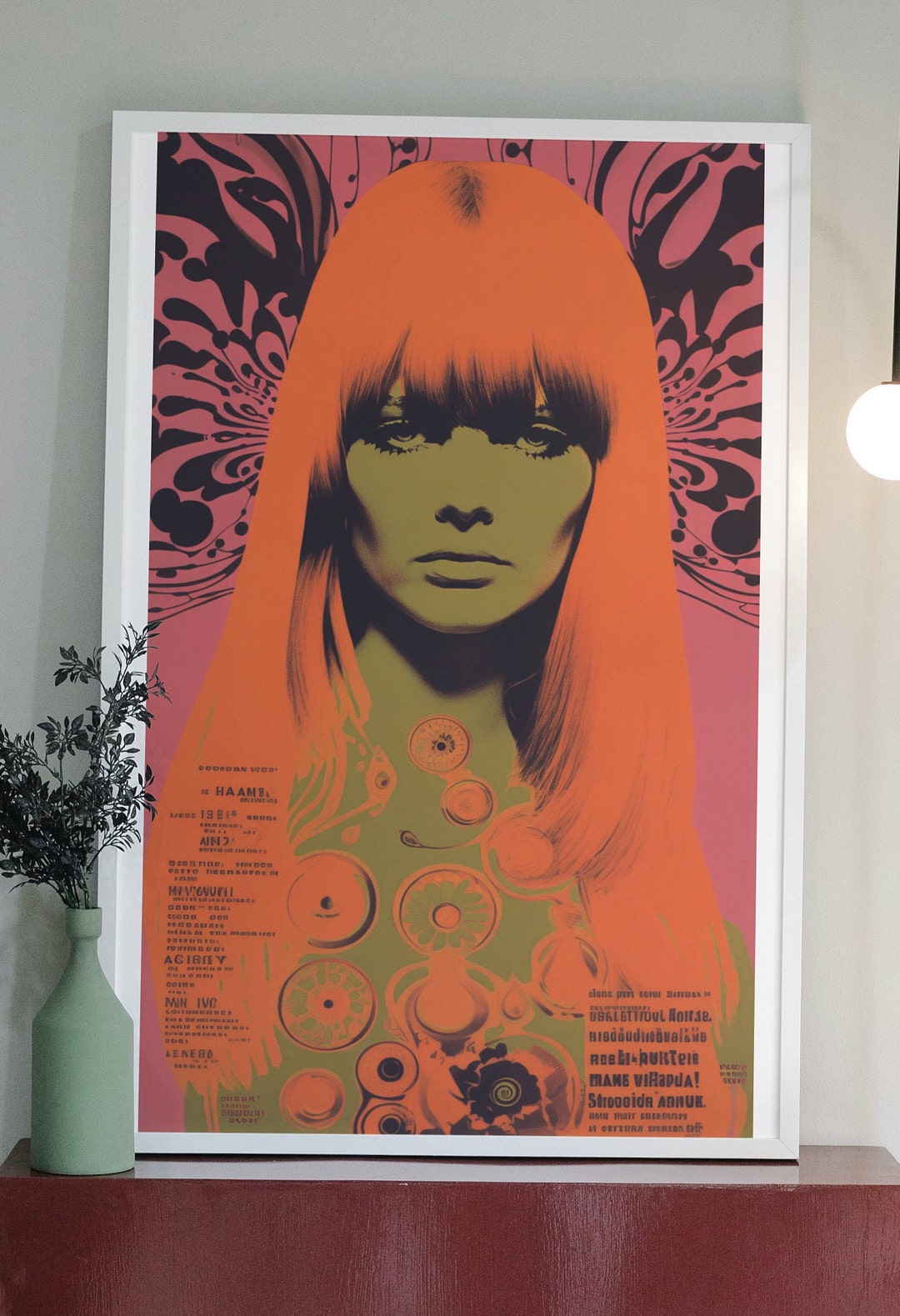 60's Psychedelic Concert Party Poster Printable File - Etsy
