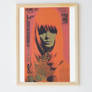 60&#39;s Psychedelic Concert Party Poster Printable File, 1960&#39;s Mod, Vogue Art, Printable Wall Art File Download, Instant Download