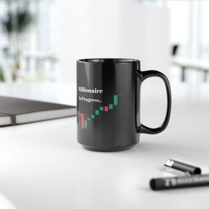 Stock Market Trader Coffee Mug, Inspirational Investor Gift image 4