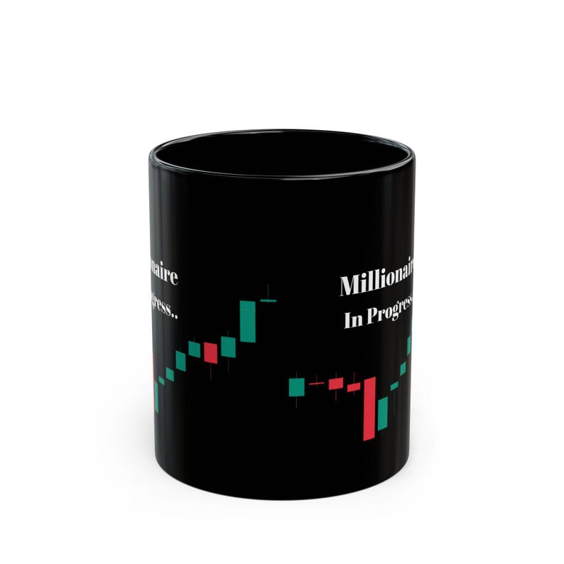 Stock Market Trader Coffee Mug, Inspirational Investor Gift image 2